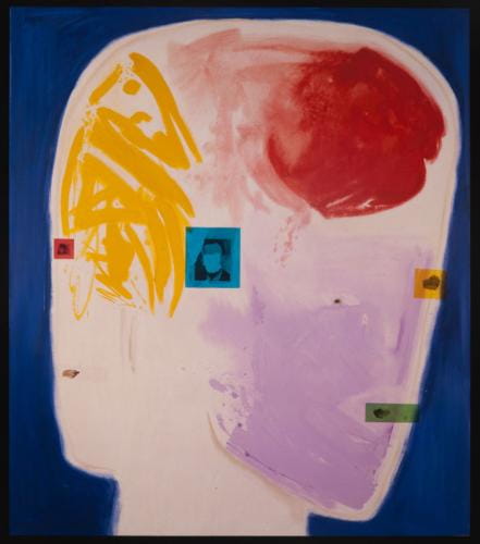 <em>The New Face</em>. 1998, oil, 203x178cm.