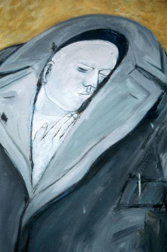 <em>The Trial</em> (detail: the coat)