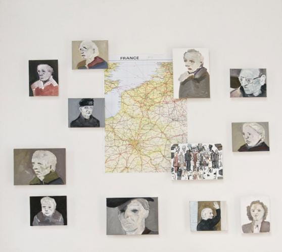 <em>Memories of Ascq</em>. 2007, oil, 100x100cm.